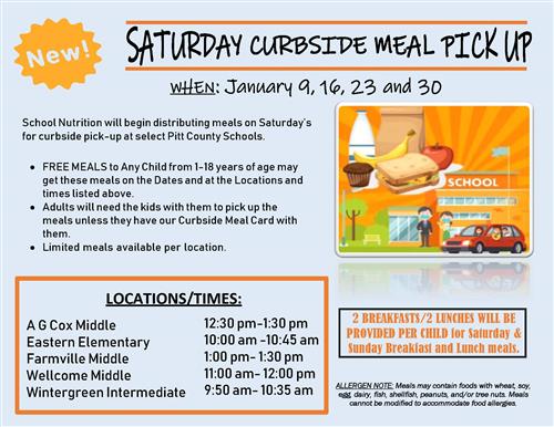 January Meal Pick up January Meal Pick up